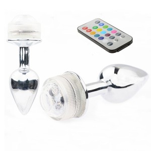 Plug Anal com Luz  LED 13 cores