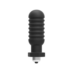 Plug Anal de silicone com Cápsula Vibratória Removível