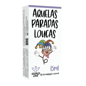 Gel Aquelas Paradas Loucas + Tattoo 15Ml Segred Love