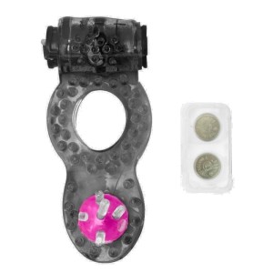 ANEL VIBRADOR PÉROLA PRETO 1012 DAN