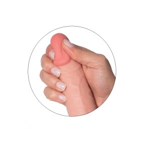 Pênis Cyber Skin Júnior Realistic Simples 12,5 X 4Cm Upper