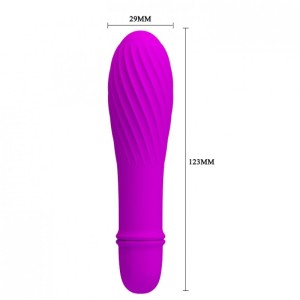 Mini Vibrador com Relevo em Espiral