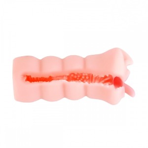 MASTURBADOR EM FORMATO DE BOCA COM LÍNGUA