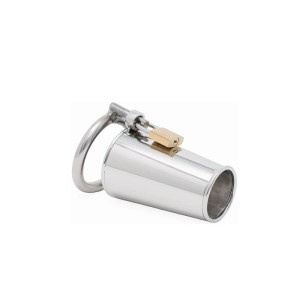 Cinto de Castidade Masculino Fechado com Abertura na Ponta