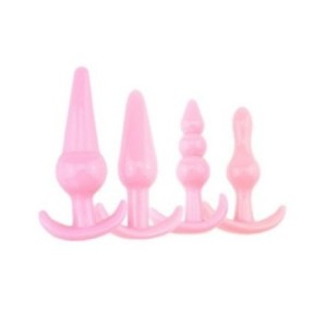 Kit Plug Anal 4 Peças