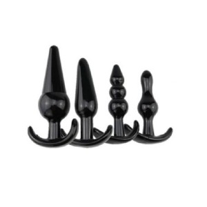 Kit Plug Anal 4 Peças