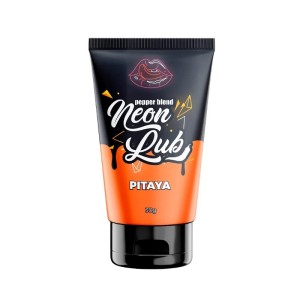 NEON LUB GEL COMESTÍVEL PITAYA BRILHA EM LUZ NEGRA 30G PEPPER BLEND
