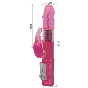 VIBRADOR JACK RABBIT ROTATIVO COM ESTIMULADOR COELHO 8 VIBRAÇÕES