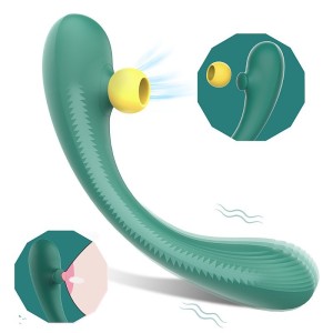 Vibrador de Ponto G e Clitóris com Pulsação - Recarregável