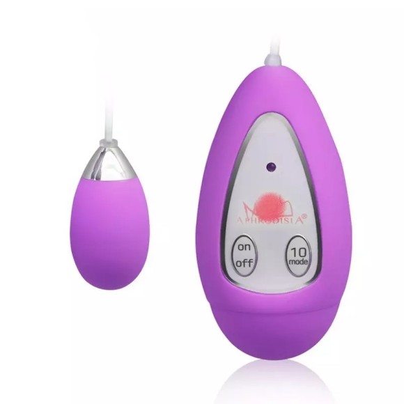 Cápsula Vibratória Dupla com 10 Modos de Vibração com Controle Ergonômico a Fio