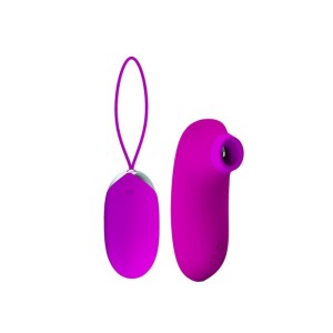 Kit com Cápsula Vibratória e Estimulador Feminino com Sucção