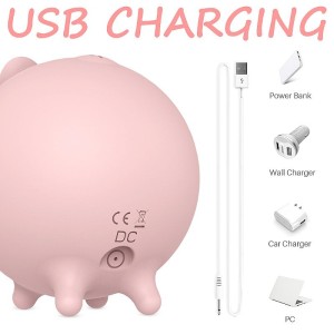 ESTIMULADOR POR SUCÇÃO PORQUINHO RECARREGÁVEL