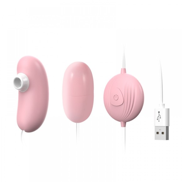 CÁPSULA VIBRADOR COM ESTÍMULOS DE SUCÇÕES