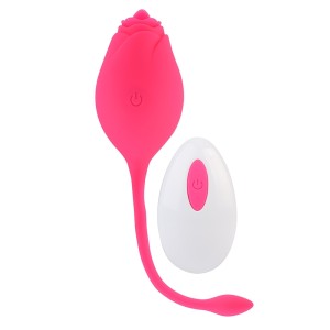 Pink Rose - Vibrador com Linguinha Estimuladora