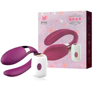 Vibrador Recarregável para Casal com 7 Modos de Vibração