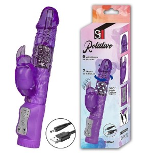 Vibrador Rotativo - 7 Vibrações com Rotação 360º - Recarregável - SIVibrador Rotativo - 7 Vibrações com Rotação 360º - Recarregável - SIVibrador Rotat
