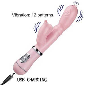 Vibrador de Ponto G e Clitóris - Recarregável