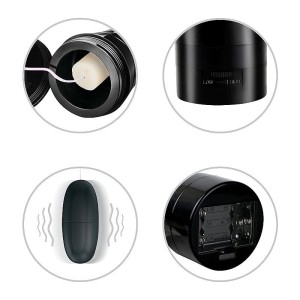 Masturbador Ânus em Cyberskin com Vibrador - Formato de Lanterna