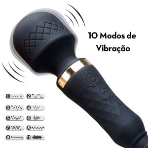 Varinha Mágica com Dupla Vibração