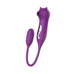 Vibrador Dupla Função Formato Gato