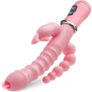 Vibrador Estimulação Tripla -  Recarregável