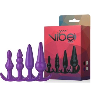 Kit com 4 Plugs Anais com Diferentes Diâmetros