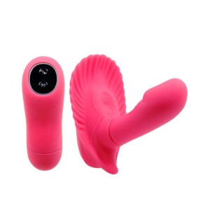 Estimulador de Clitóris em Formato de Concha com Pênis e 30 Modos de Vibração