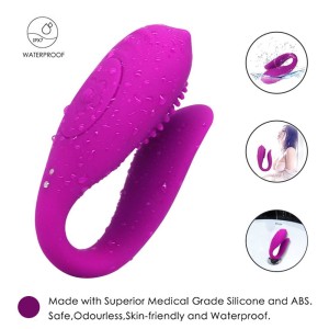 Vibrador Recarregável para Casais com Controle Wireless