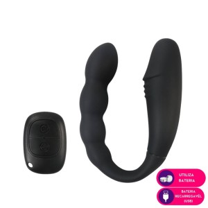 Massageador de Próstata Duplo com Controle Remoto