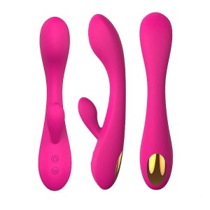 Vibrador Ponto G com Estimulador de Clitóris  Boom - S-Hande