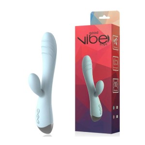 Vibrador Recarregável Ponto G com Estimulador Clitoriano