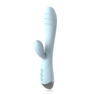 Vibrador Recarregável Ponto G com Estimulador Clitoriano