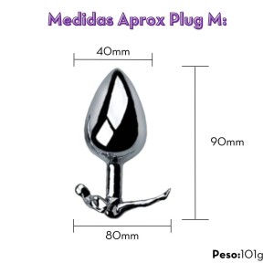 PLUG ANAL DE AÇO DRAWING M