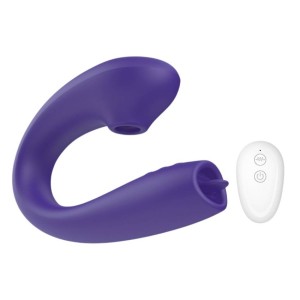 Estimulador Clitoriano Duplo com Controle Remoto