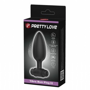 Plug Anal em Silicone com Vibro