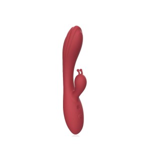 Vibrador Recarregável com Estimulador Clitoriano