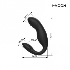 Vibrador de Casal com Controle Remoto – Hippocampus -  I MOON