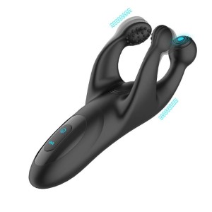 Vibrador Peniano com Estimulador de Testículos