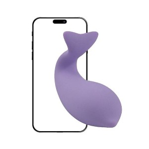 Vibrador Formato de Baleia Controle via App
