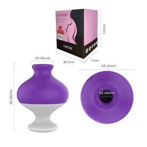 Vibrador com Sucção