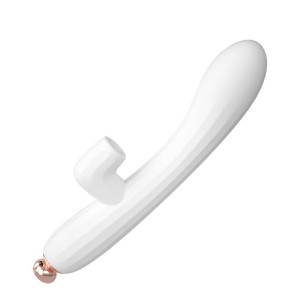 Vibrador de Ponto G e Clitóris com Pulsação