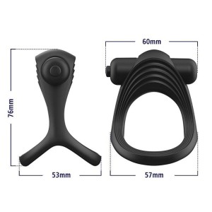 Anel Peniano Duplo com Vibrador