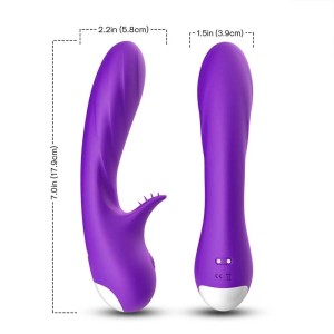 Vibrador de Ponto G com Estimulador de Clitóris