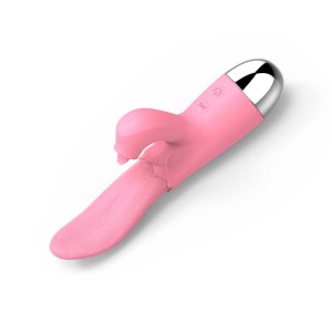 Vibrador Ponto G com Língua Estimuladora de Clitóris