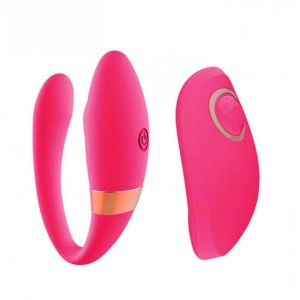 Vibrador de Luxo para Casais Recarregável Com Conrole Remoto