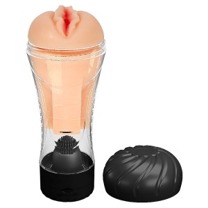 Masturbador Lanterna Formato de Vagina Vibro