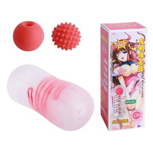 Masturbador com Esferas de Estimulação