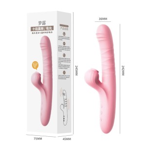 Vibrador de Ponto G e Clitóris com Pulsação
