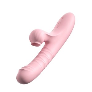 Vibrador de Ponto G e Clitóris com Pulsação