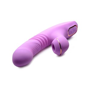 Vibrador de Ponto G e Clitóris com Pulsação